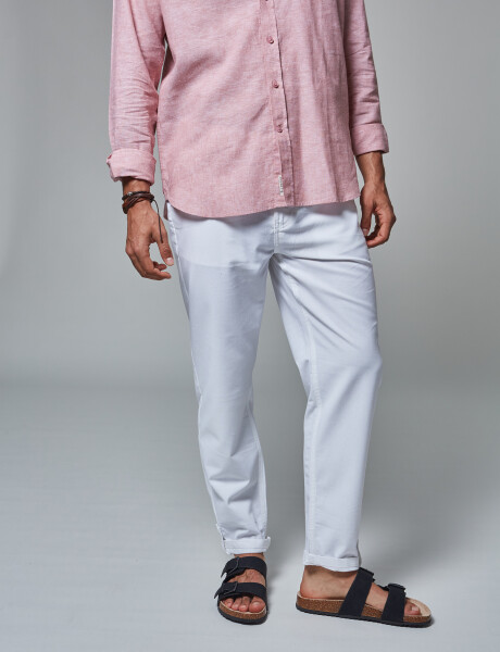 Pantalon lino crudo