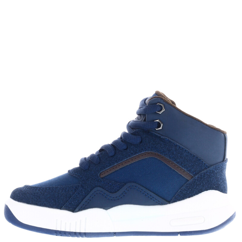 Botas de Niño Croco Kids Botita TINO acordonada Azul Marino