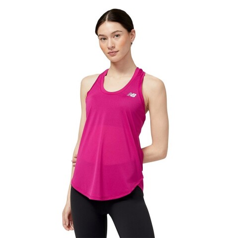 Musculosa New Balance Accelerate Tank Rosa