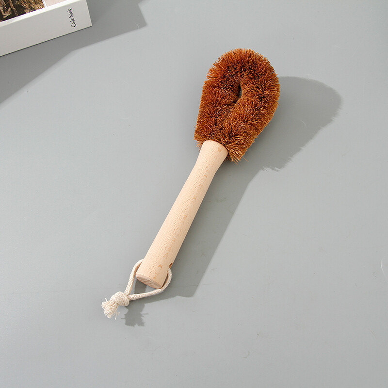 Cepillo De Fibra De Coco Con Mango De Madera Cepillo De Fibra De Coco Con Mango De Madera