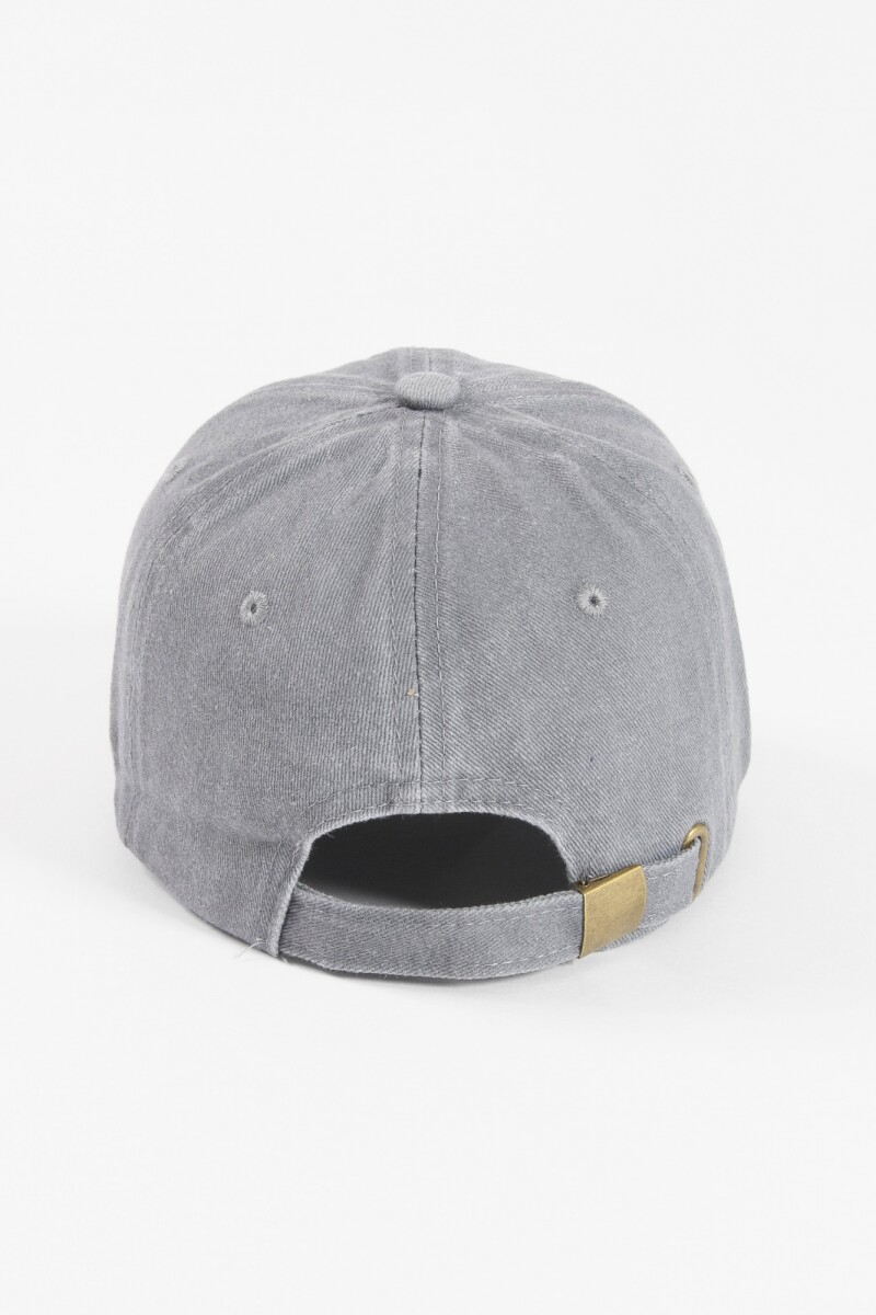 Cap chance bordado gris