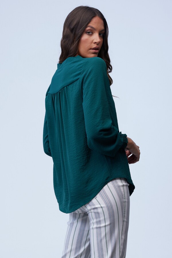 Blusa Frunces VERDE