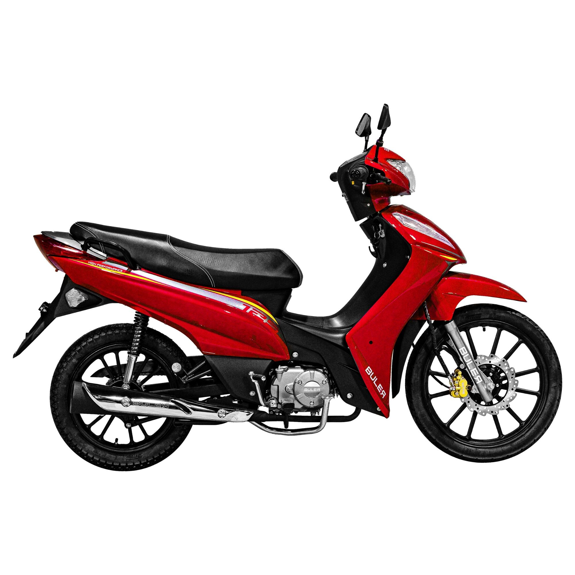 Мотороллер Buler Urban 125 куб. см, литые диски — красный