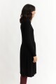 Vestido tejido manga larga NEGRO