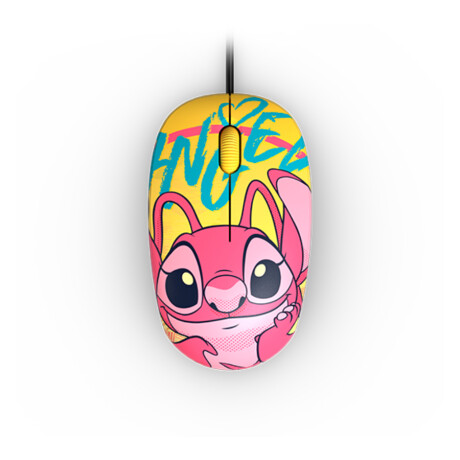 Mouse Cableado Stitch Rosado Mouse Cableado Stitch Rosado