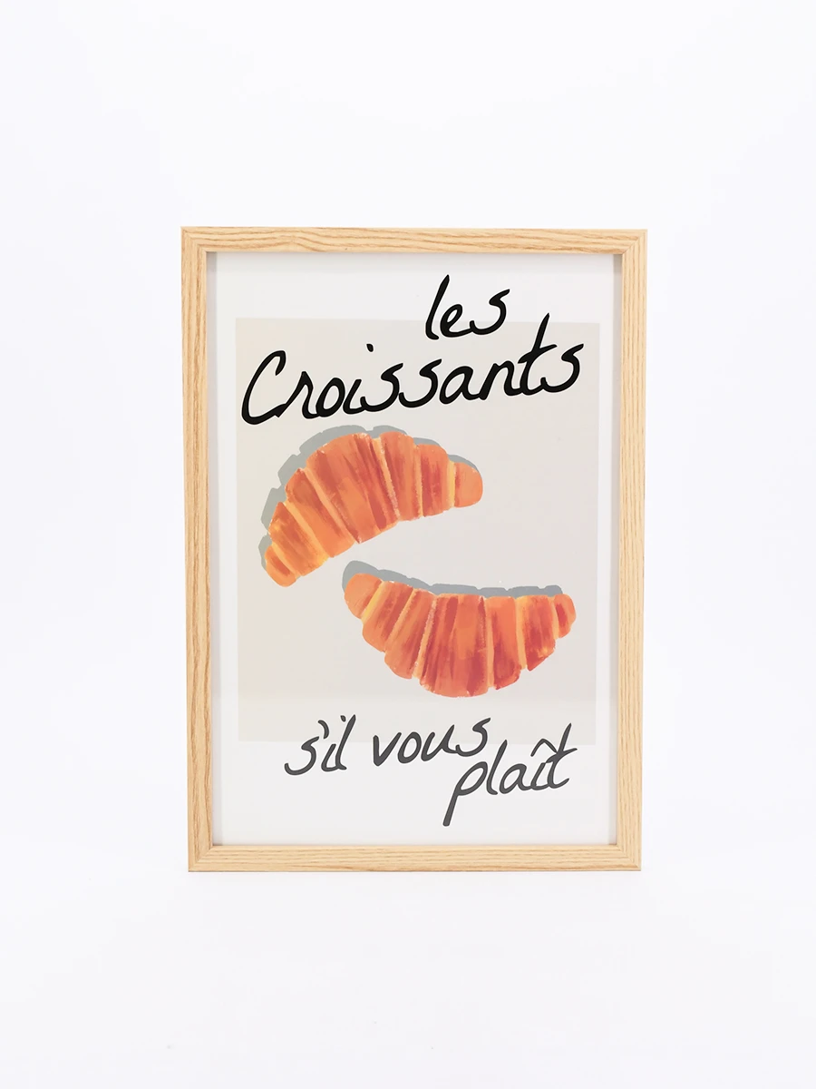CUADRO CROISSANTS - ESTAMPADO 1 