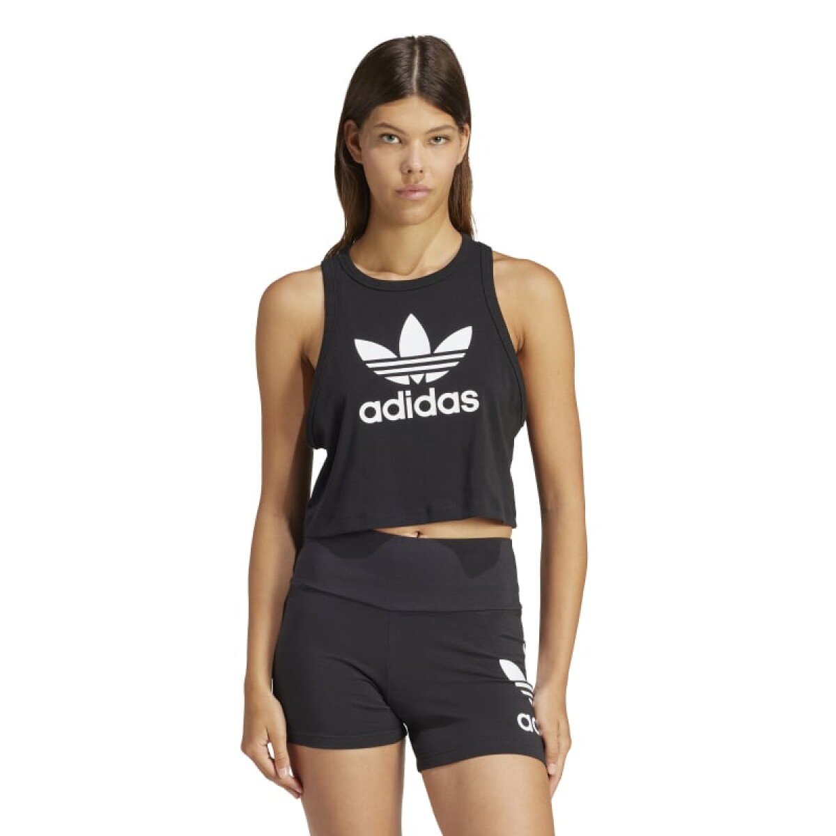 Musculosa Adidas Trefoil Tank de Mujer - IU0067 - Negro 