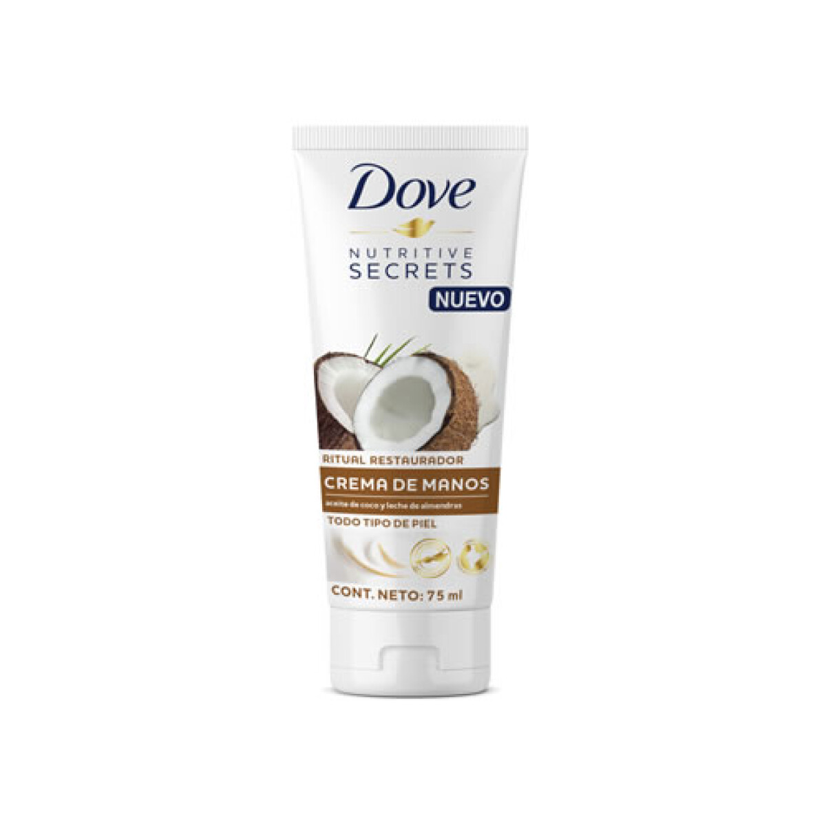 Crema para Manos Dove Coco 75ml – Hidratación Suave