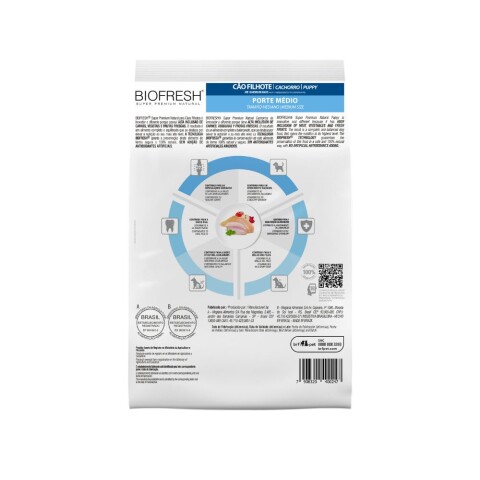 Biofresh Perro Cachorro Raza Mediana 15kg | Crecimiento Biofresh Perro Cachorro Raza Mediana 15kg | Crecimiento