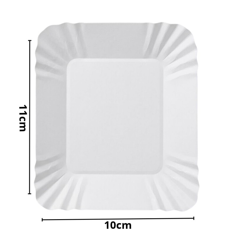 BANDEJA DE CARTÓN 50 UNI • 11x10cm BANDEJA DE CARTÓN 50 UNI • 11x10cm