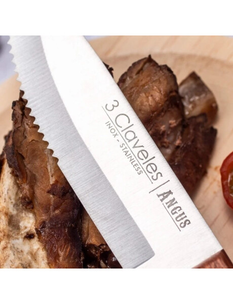 SET 4 CUCHILLO ASADO 12 CM ANGUS 3 CLAVELES SET 4 CUCHILLO ASADO 12 CM ANGUS 3 CLAVELES