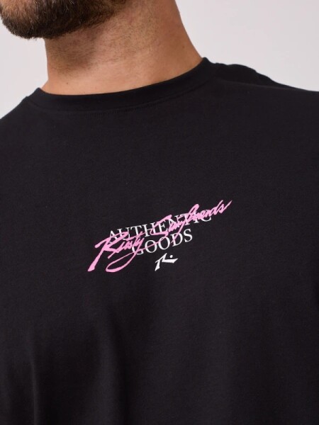 T-SHIRT RUSTY VERNA NEGRO