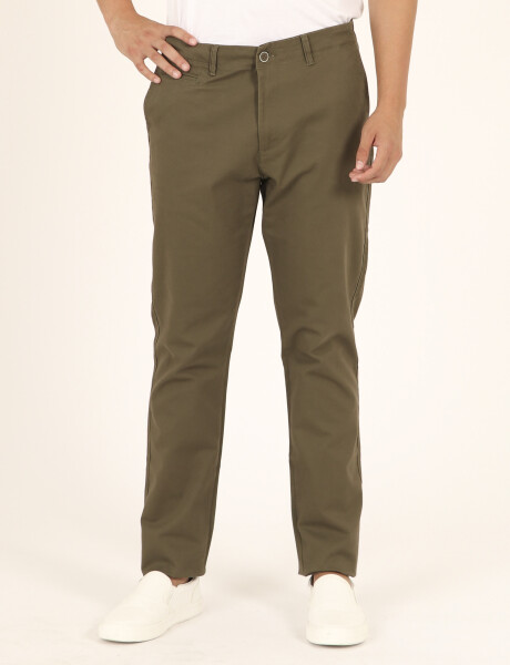 080422 PANTALÓN SPORT S/PINZAS HARRY Verde Oscuro