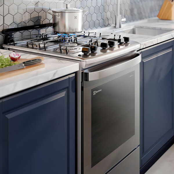 Cocina A Gas Electrolux Fe4tc 4 Hornallas Ehogar COCINA A GAS ELECTROLUX ENCENDIDO FE4TC