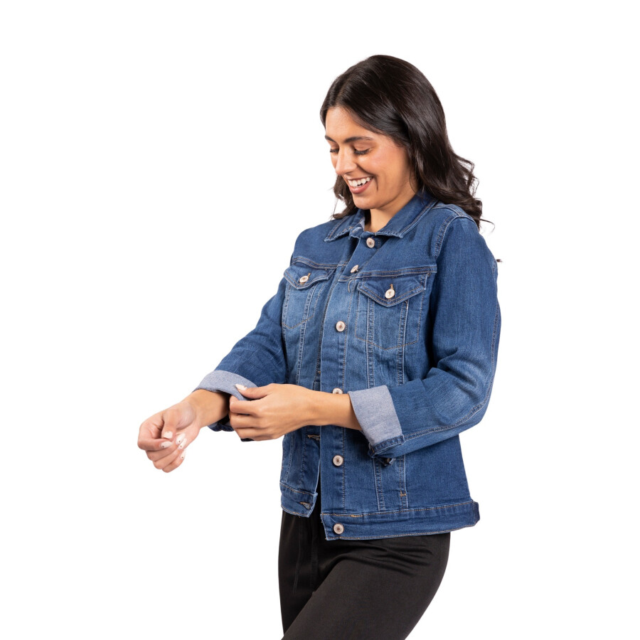 CHERRY JACKET JEAN DARKJEAN