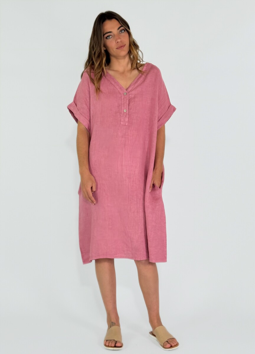VESTIDO PIAVE - ROSA 