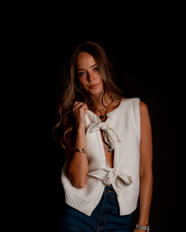 Chaleco Valery blanco