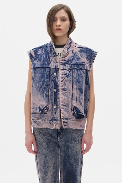 Chaleco Explorer Washed Rosa