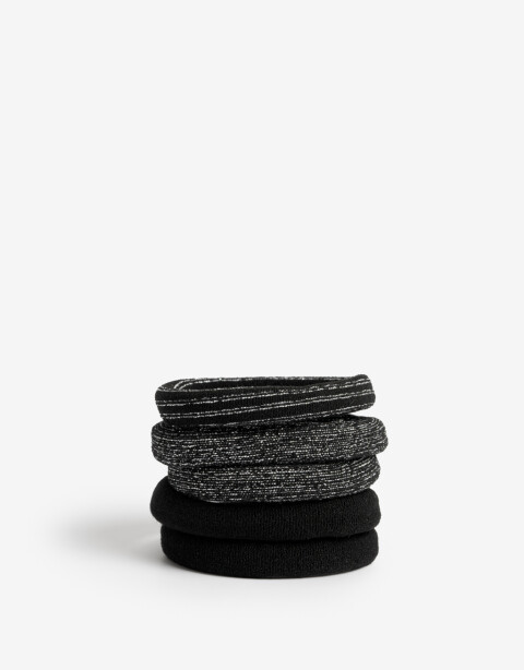 Gomitas Elásticas Sets Basicos Set De Gomitas - Negro
