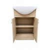 Mueble de baño de pie OAK 50 cm con bacha de Loza Mueble De Baño De Pie Oak 50 Cm Con Bacha De Loza