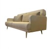 SOFA CAMA NORDICO TELA CLARA - ALMOHADONES BEIGE SOFA CAMA NORDICO TELA CLARA - ALMOHADONES BEIGE