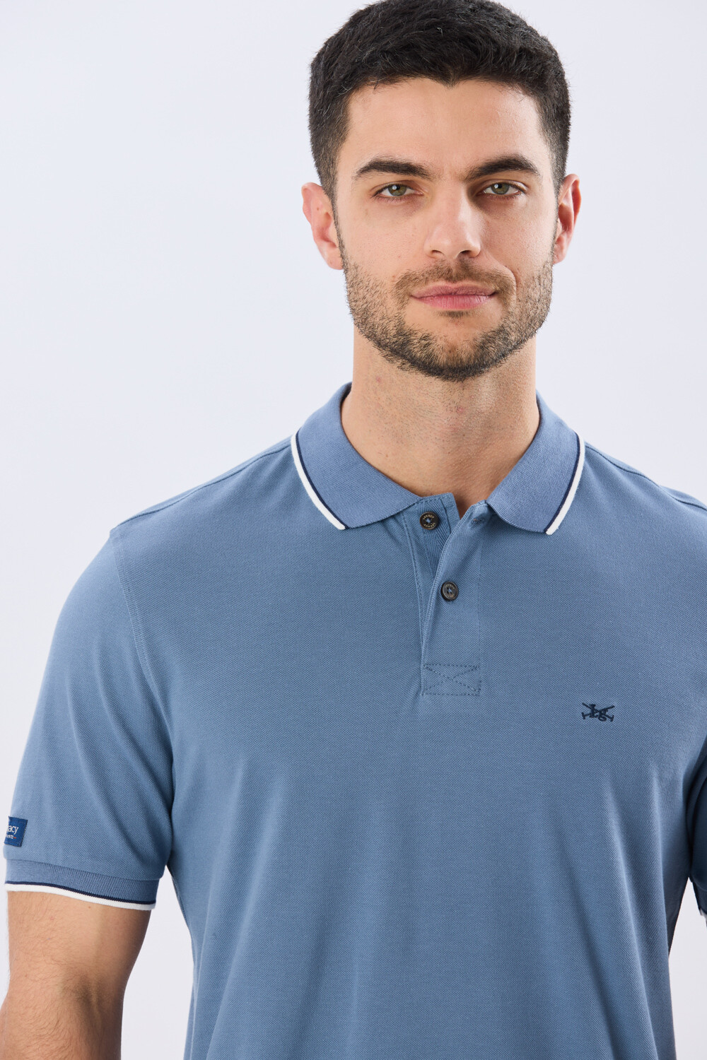 REMERA POLO LISA PIQUÉ Piedra