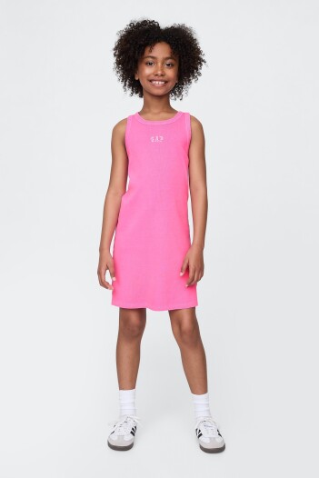 Vestido Logo Gap Niña Standout Pink