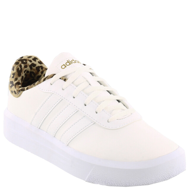 Championes de Mujer Adidas Court Plataforma Wns Blanco - Leopardo