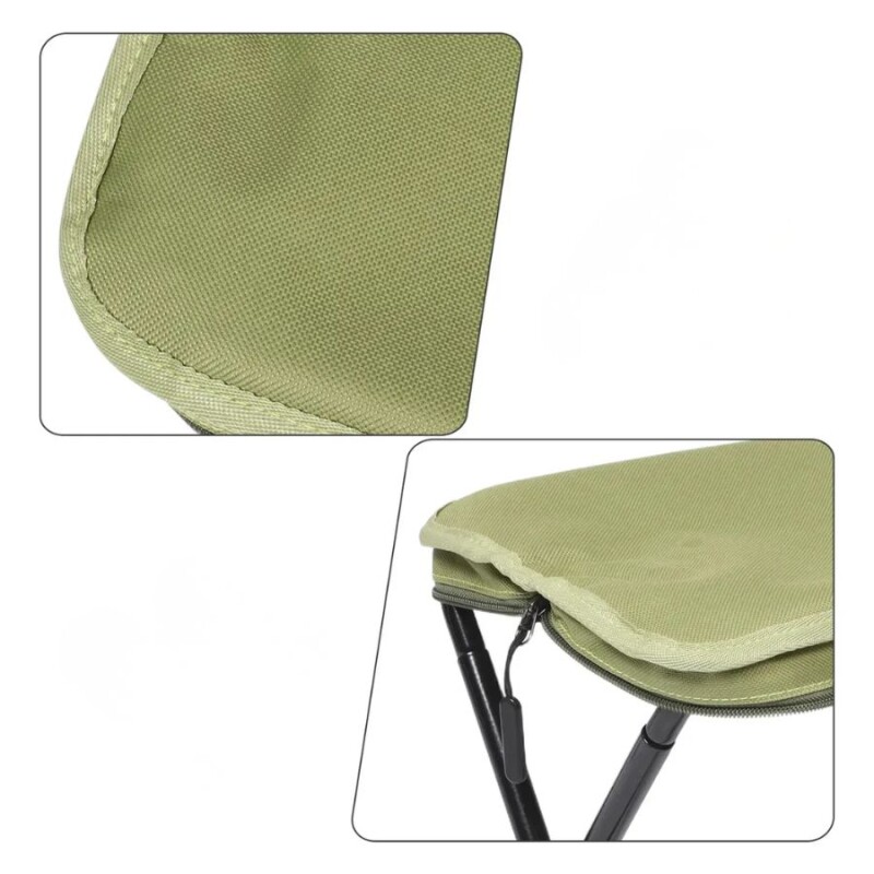 Asiento Plegable Portátil Tipo Cartera – Camping, Pesca, Picnic VERDE
