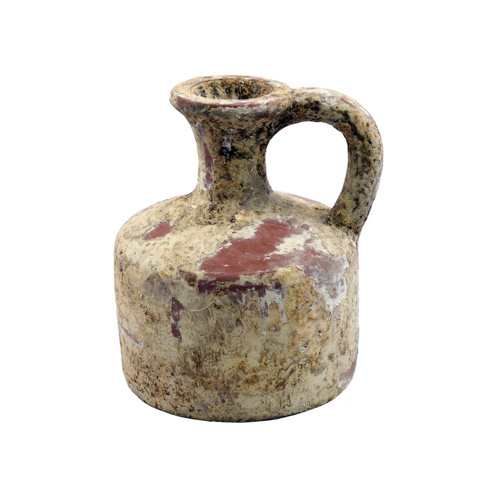 JARRÓN DECORATIVO ZAS TERRACOTA NATURAL-BEIGE NATURAL