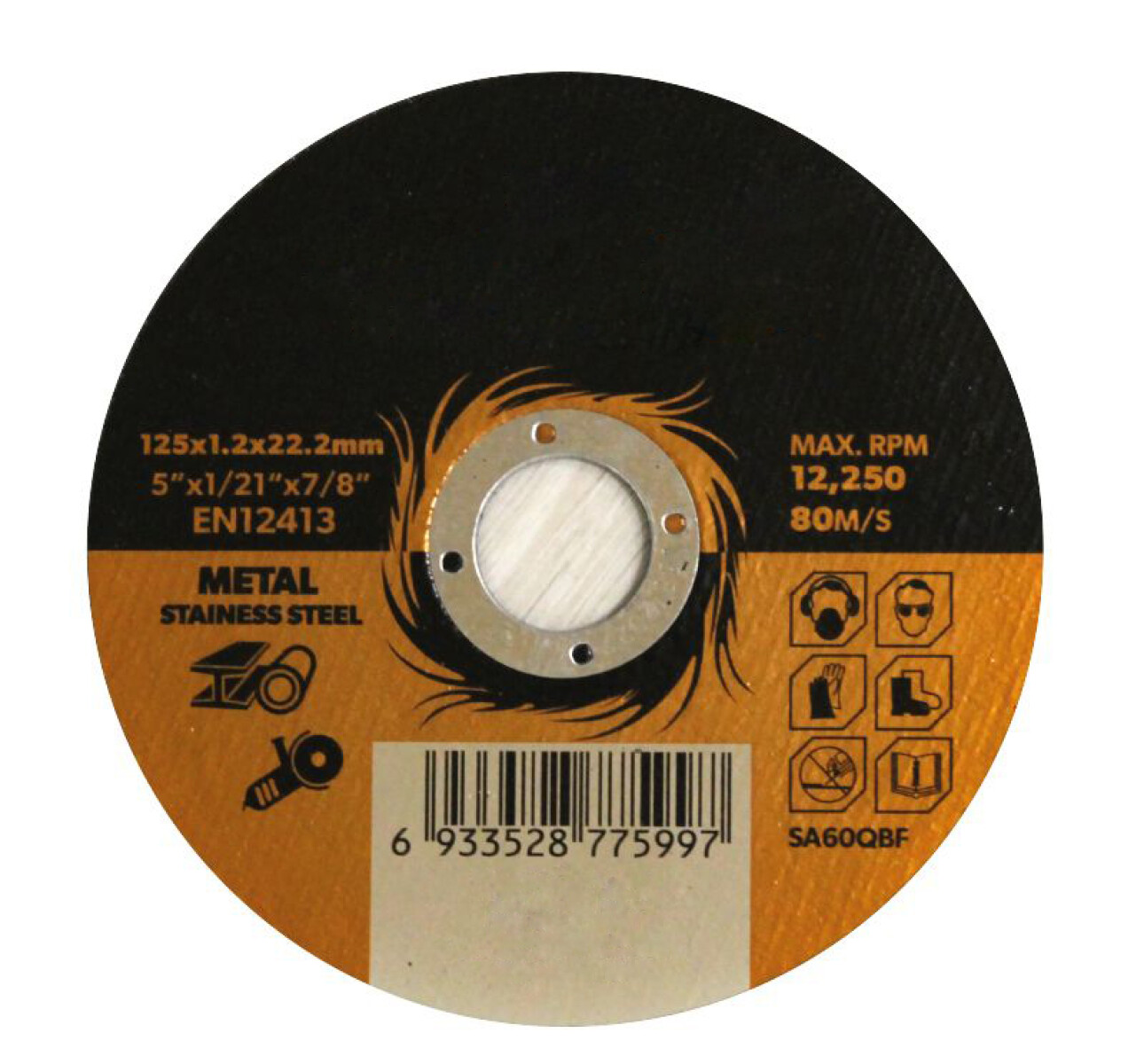 TOLSEN DISCO CORTE METAL 125mmx1.2x22.2mm 