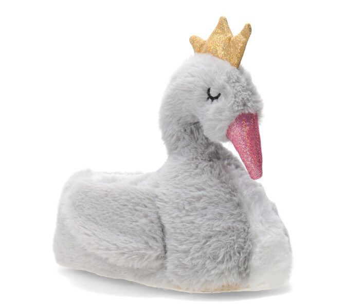 Pantuflas de Niña MINI Miss Carol cisne Gris