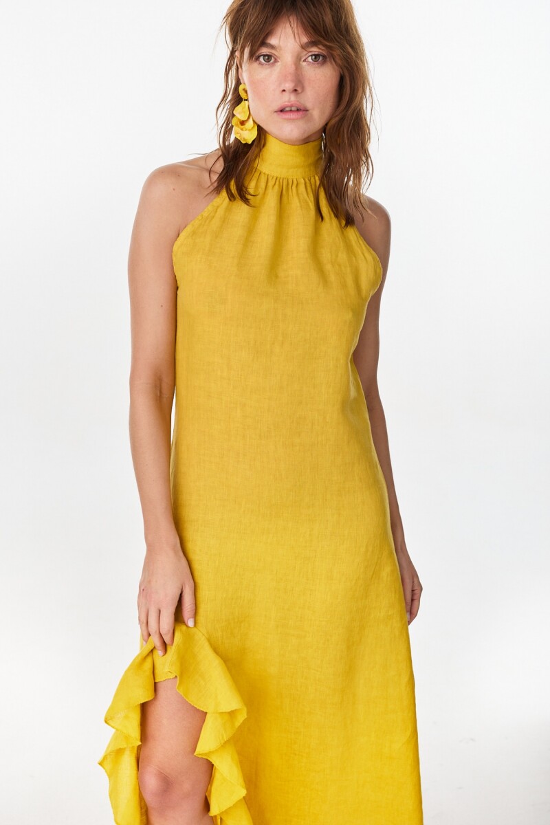 Vestido Lirio - Amarillo 