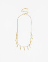 Collares Cortos Bronce Collar Corto Hojitas - Dorado Bronce