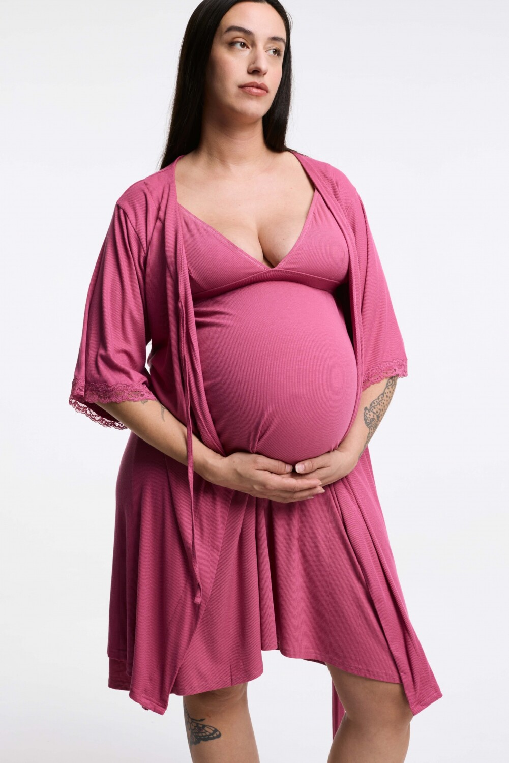 Camisón Maternal Gema Fucsia — Pimenton