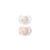 Set x2 chupetes SX Pro fisiológicos 0-6 meses Brilla en la oscuridad Suavinex - Rosa Set X2 Chupetes Sx Pro Fisiológicos 0-6 Meses Brilla En La Oscuridad Suavinex - Rosa