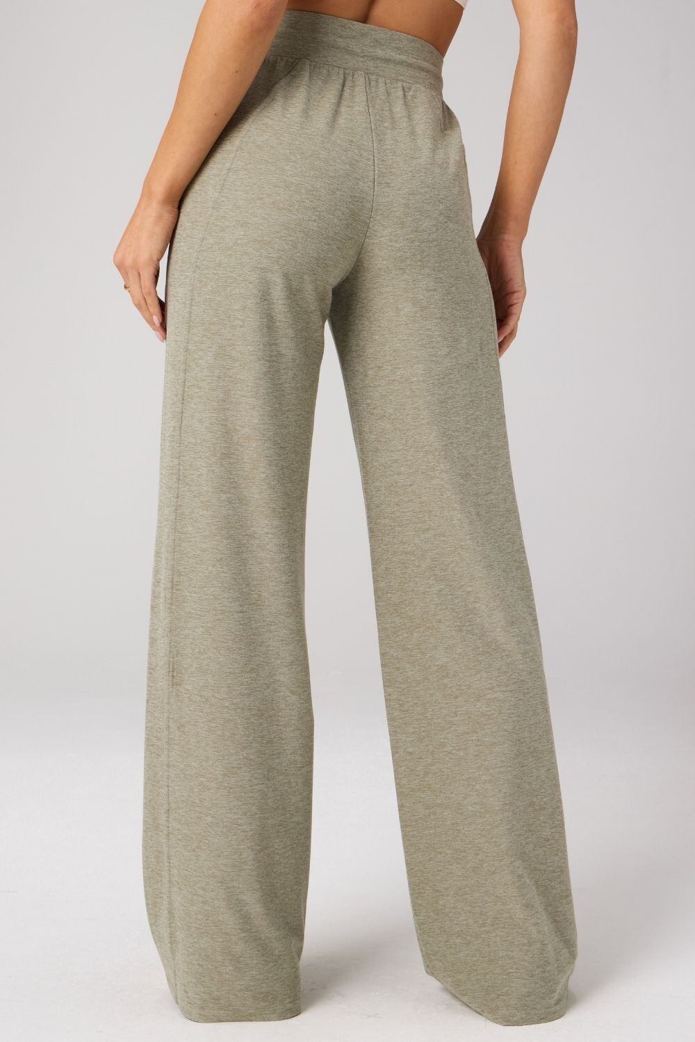 Pantalón Cloud Jersey Wide Leg Pant Mujer Seagrass Heather