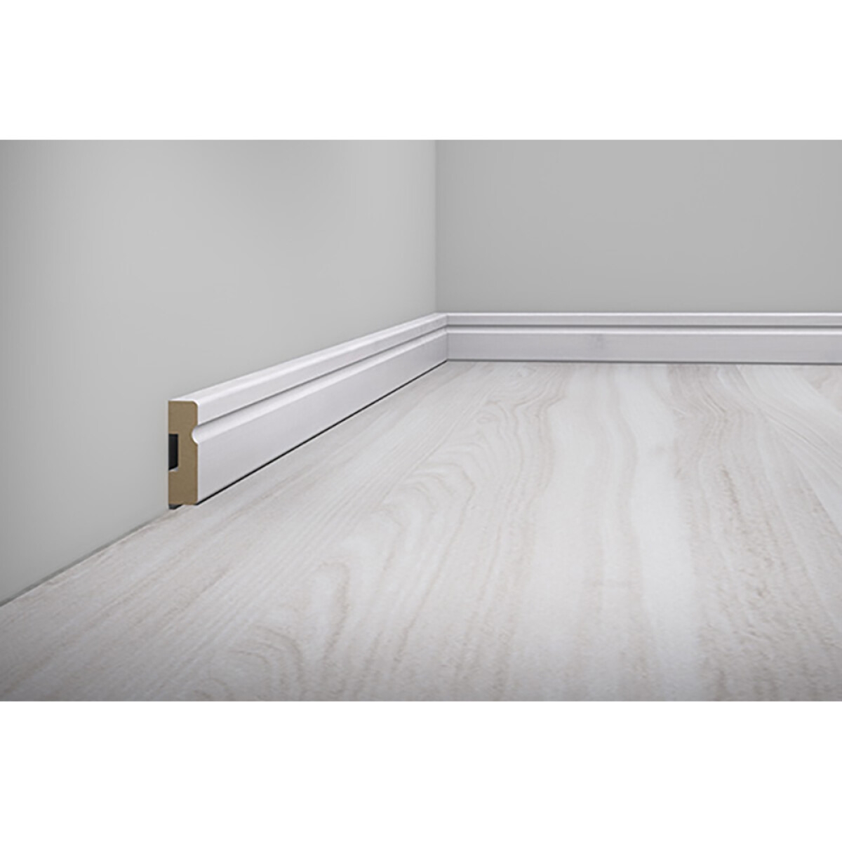 Zócalo En Mdf Color Fresno - 2.40 Ml Eucafloor 