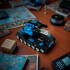 Auto Tanque Control Remoto Lanza Balas Hidrogel Recargable ® Color Azul