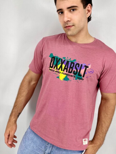 T-SHIRT OXX S007-24 ROSADO