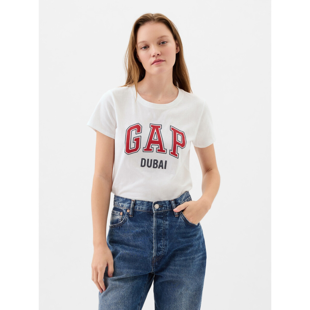 V-FRCH GAP DUBAI TEE - WHITE000 