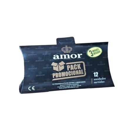 Amor preservativos x12 surtidos +3un de obsequio! Amor preservativos x12 surtidos +3un de obsequio!
