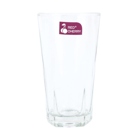 Set de 6 vasos de vidrio alto 285ml Red Cherry Set de 6 vasos de vidrio alto 285ml Red Cherry