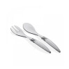 Set de Cucharas para Ensalada Acrilico Gris