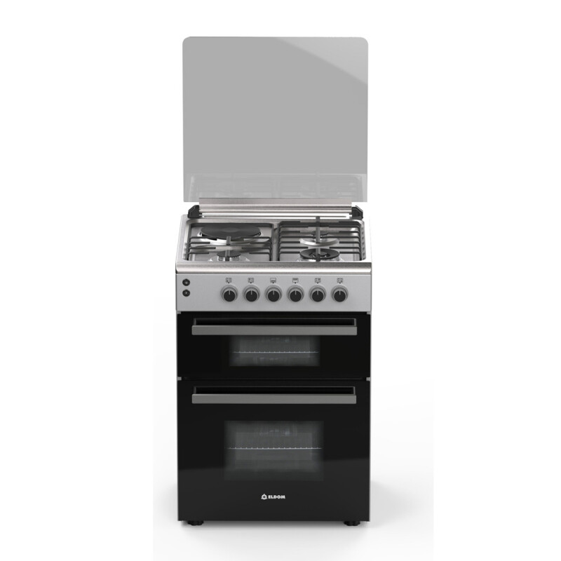 Cocina Combinada Eldom Verona Doble Horno 3h + 1 Disco Inox Cocina Combinada Eldom Verona Doble Horno 3h + 1 Disco Inox