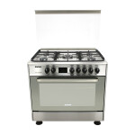 Cocina Combinada Siam 5 Hornallas SI-CC90EV-M Acero inoxidable