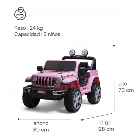 Jeep a batería Bebesit Renegado 12V Rojo