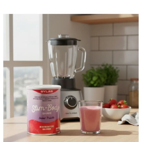 Slim Body Shake 500g SYLAB Sabor Frutilla Con Chantilly
