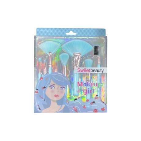 Brochas y Pinceles Infantil Celeste