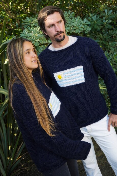 Sweater Flag Handmade Men Azul